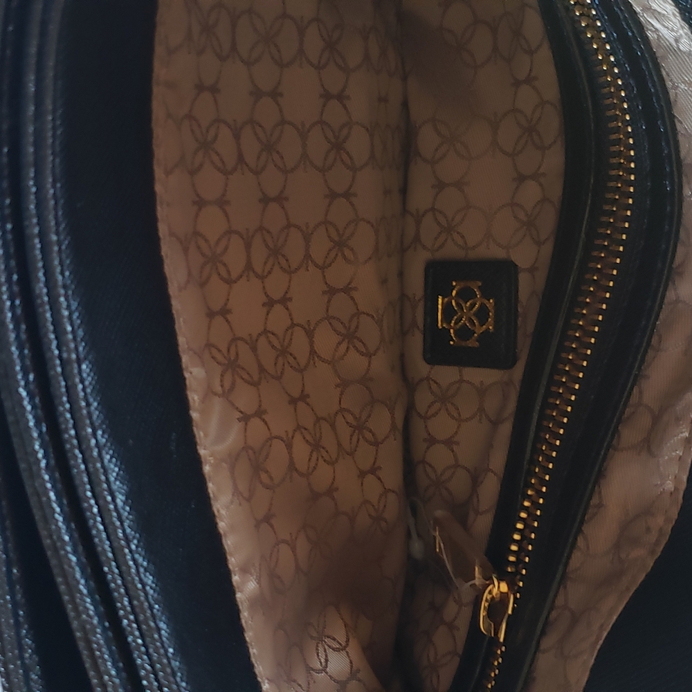 Ann Taylor Black Clutch with Gold Chain - Picture 6 of 7